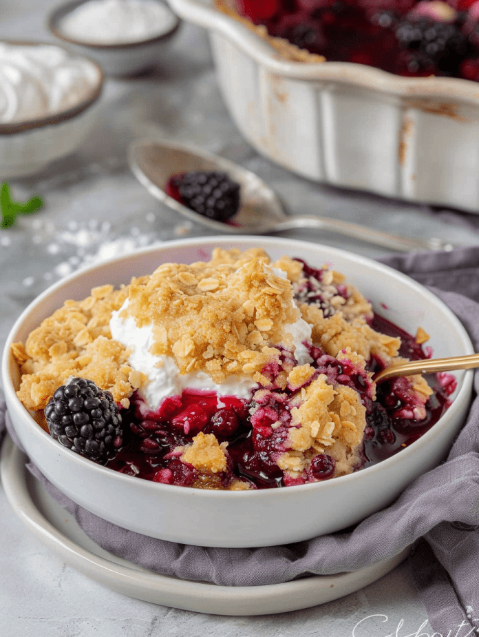 Blackberry Crumble