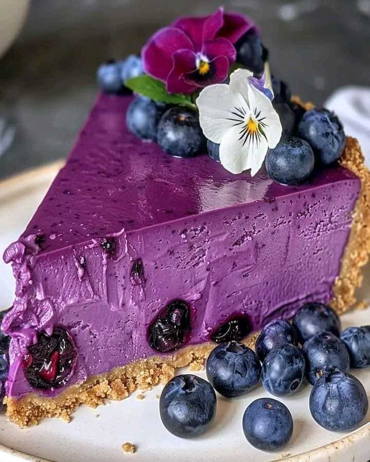 Luxurious No-Bake Blueberry Cheesecake