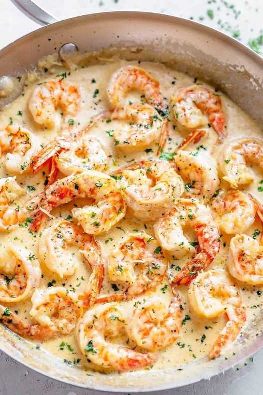 Creamy Garlic Shrimp