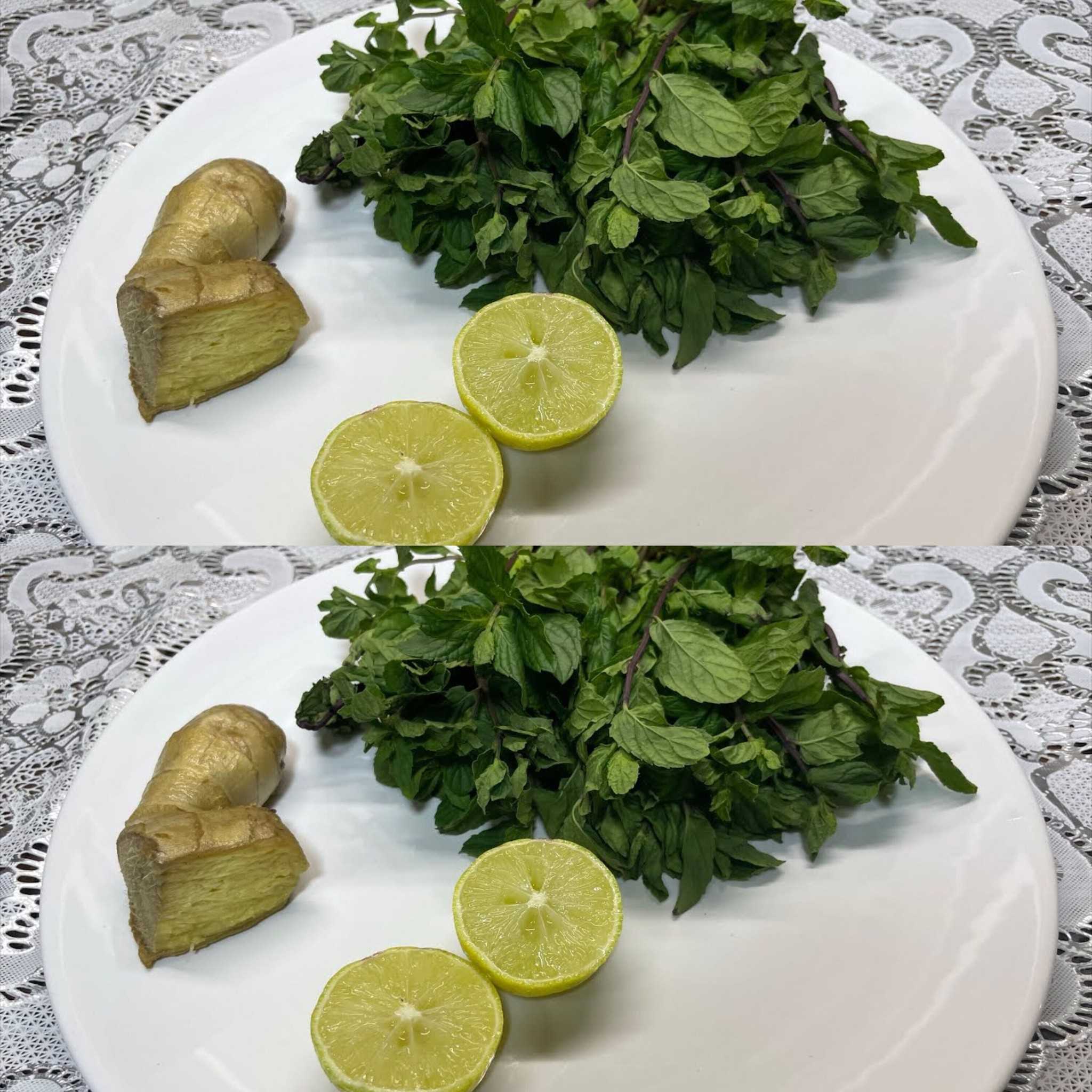 Refreshing Mint, Lemon & Ginger Juice Recipe