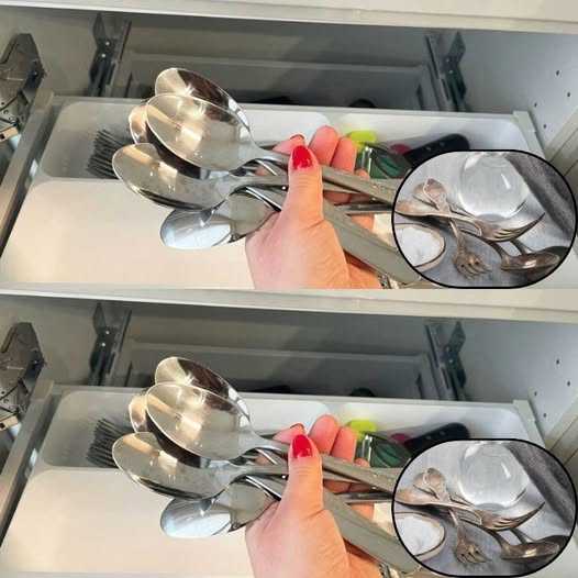 Rings and marks on cutlery, the trick to remove them in an instant