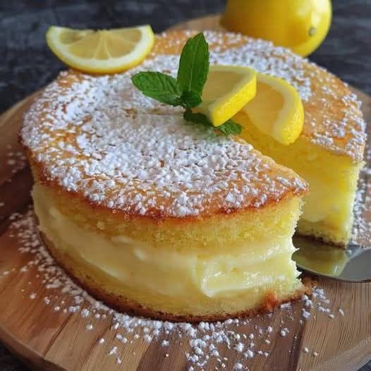 Lemon Custard Cake Recipe 99