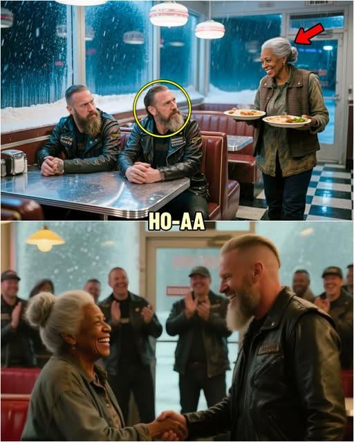 Kind Old Lady Shelters 15 Hells Angels During a Snowstorm, Next Day 100 Bikes Line Up at Her Door