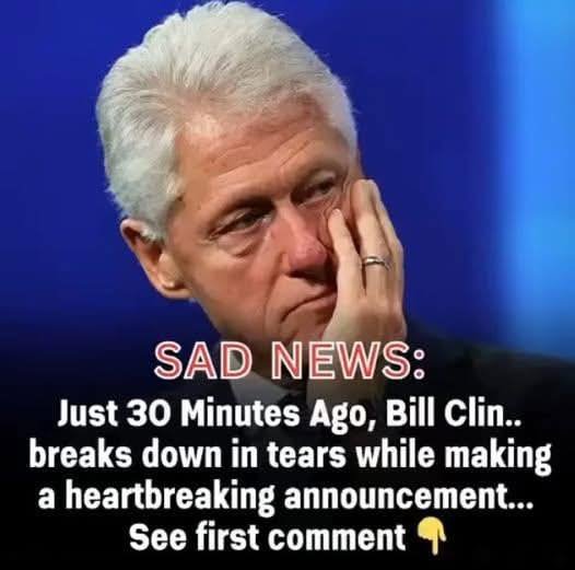 Bill Clinton Delivers Heart-Wrenching Announcement in Public Address – story-veterans.com