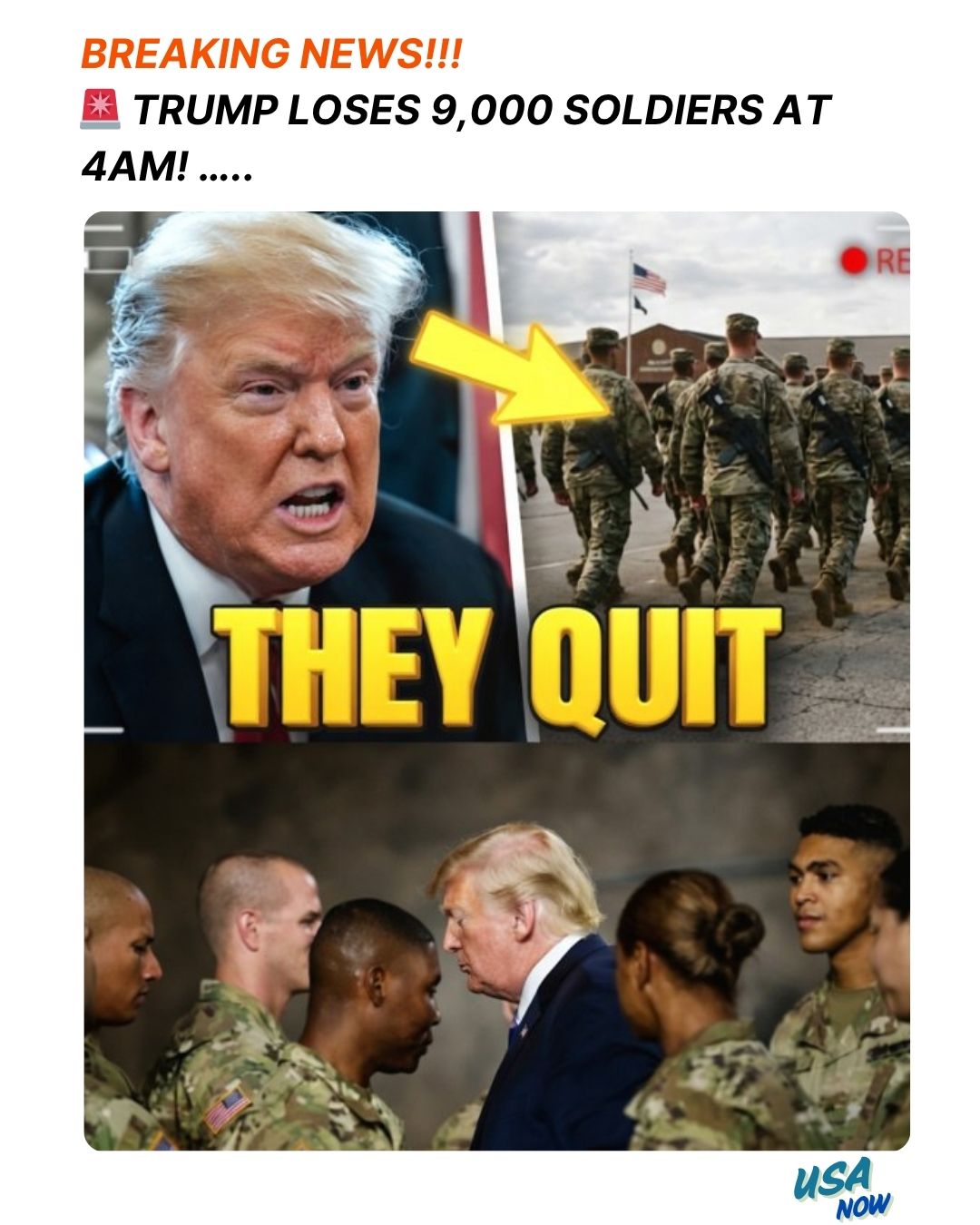 TRUMP LOSES 9,000 SOLDIERS AT 4AM! — The Mass Military WALKOUT That Stuns Pentagon!…# – CELEB BNEWS