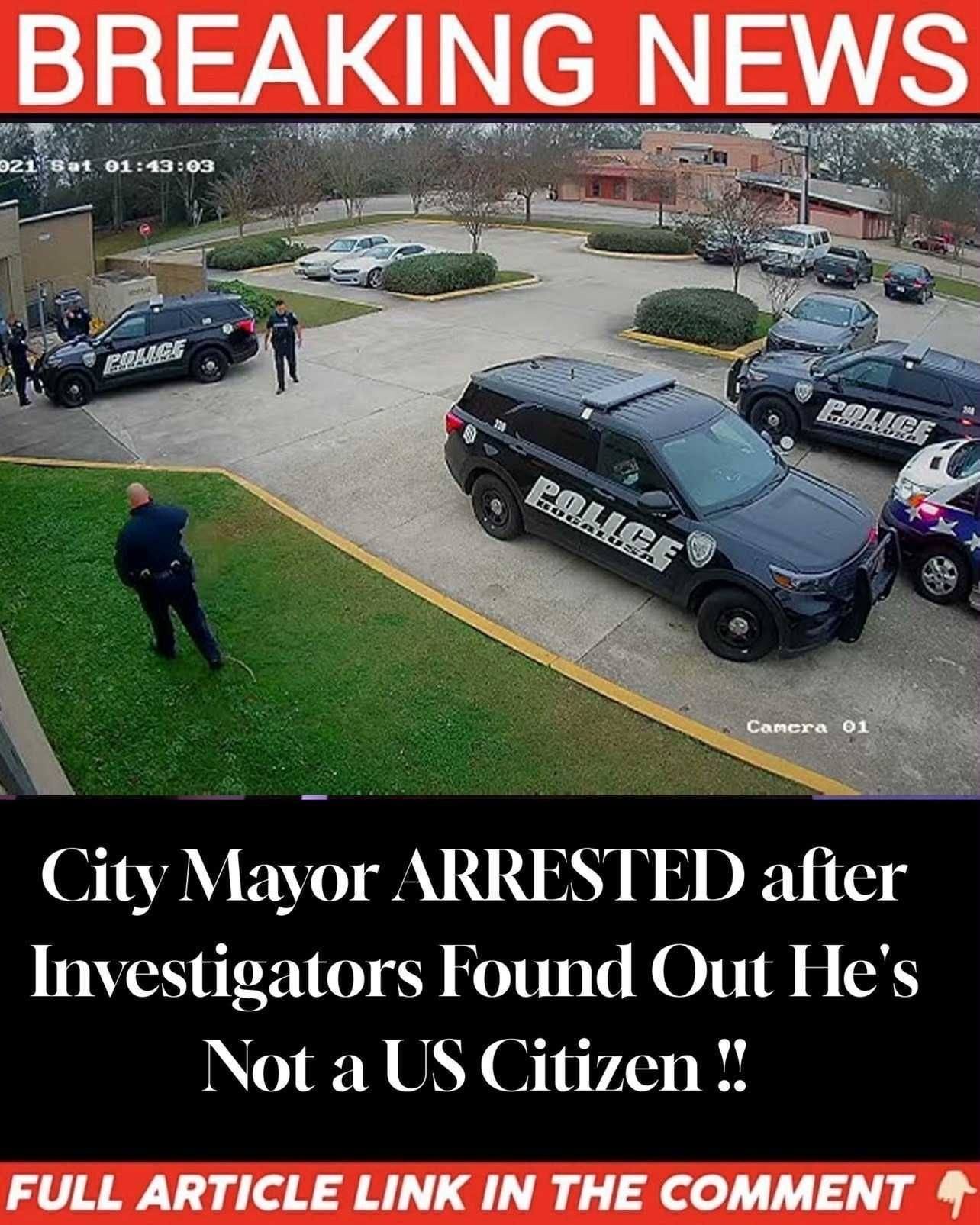 Mayor Arrested After Being Exposed As Noncitizen While Voting For His Own Re-Election – story-veterans.com