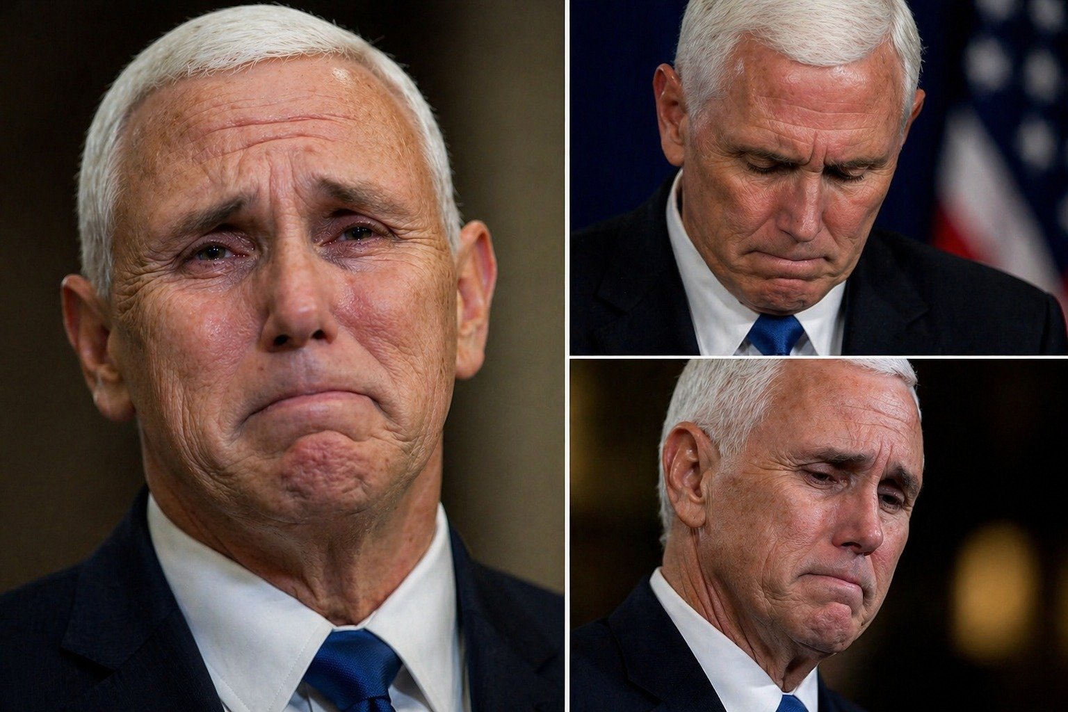 Mike Pence with tears in their eyes make the sad announcement.. – story-veterans.com