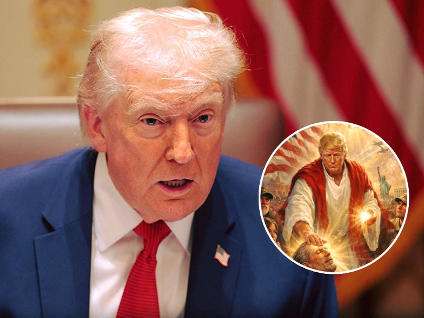 Trump Faces Criticism From Religious Conservatives After Sharing AI Image of Himself as “Jesus” – usanews.net